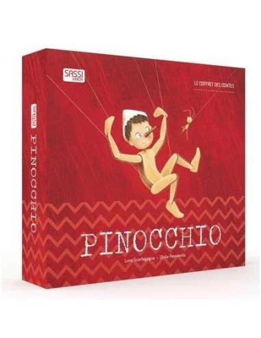 Livre marionnette Pinocchio le coffret des contes