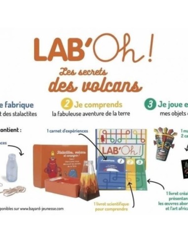 Bayard le kit d'activité Les secrets des volcans