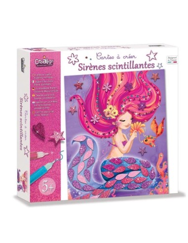 Crealign Set Créatif paillettes & encres Sirènes scintillantes