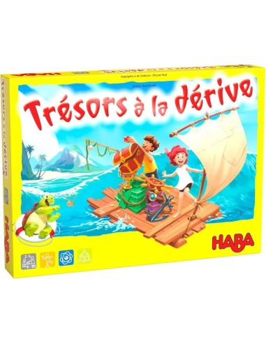 HABA- Jeu de société Trésor à la dérive