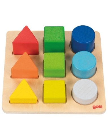 Goki Assortir les Formes et les Couleurs Petit Format - Goki