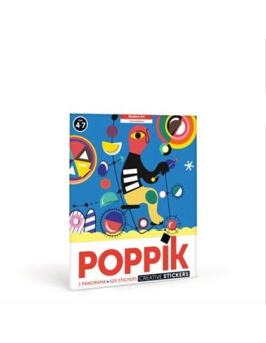 Poppik Stickers Pop Art Moderne 520 gommettes - Poppik