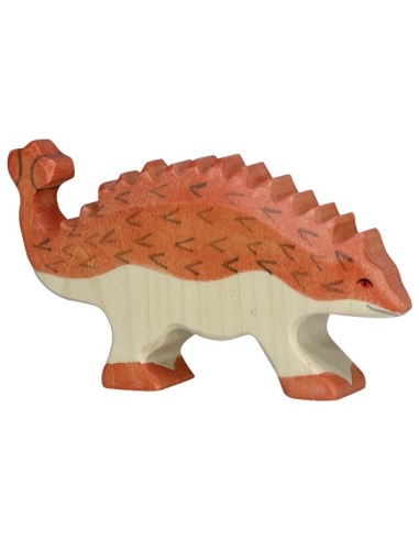 Figurine en Bois Dinosaure Holztiger Ankylosaure - Holztiger