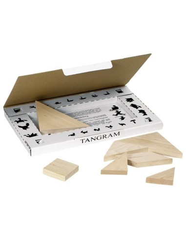 Goki Tangram en Bois Naturel - Goki