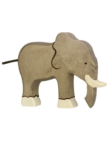 Holztiger Elephant trompe en Bas en Bois - Holztiger