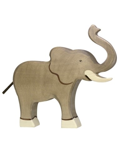 Holztiger Elephant Trompe Haute en Bois - Holztiger