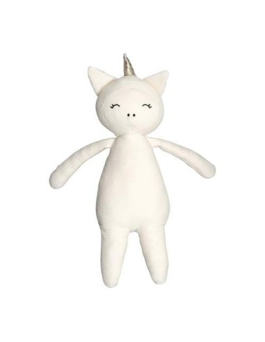 Fabelab doudou licorne blanche en Coton Biologique - Fabelab