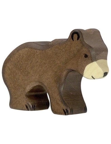 Holztiger Petit Ours Brun en Bois - Holztiger