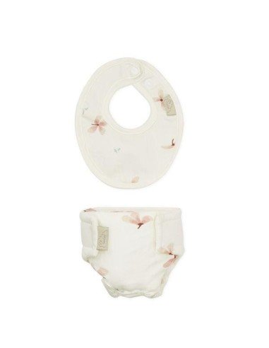 CamCam Kit Couche et Bavoir pour poupée Windflower Creme - CAMCAM