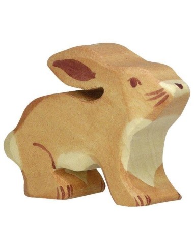 Figurine en Bois Holztiger le Petit Lapin - Holztiger