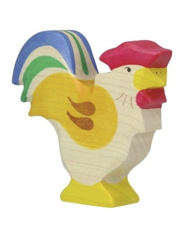 Figurine en Bois Holztiger le Coq - Holztiger