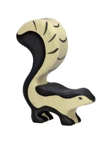 Figurine en Bois Holztiger Mouffette - Holztiger