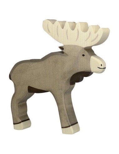 Figurine en Bois Holztiger l'Elan - Holztiger