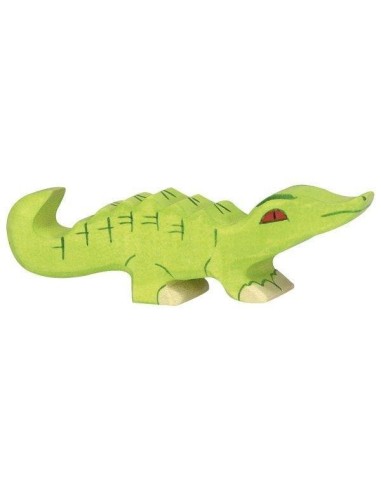 Holztiger Figurine en Bois le Crocodile P modéle - Holztiger