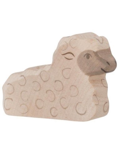 Holztiger Mouton bebe allongé en Bois - Holztiger