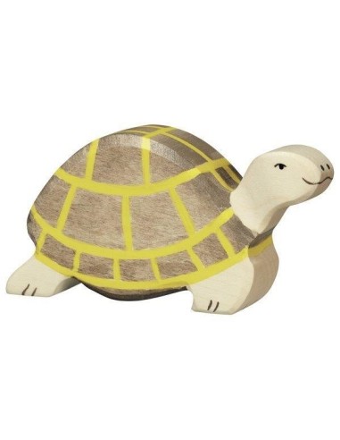 Holztiger la Tortue Marron en Bois - Holztiger