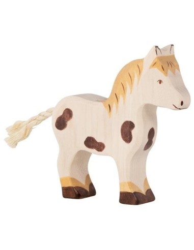 Figurine en Bois Holztiger le Poney - Holztiger