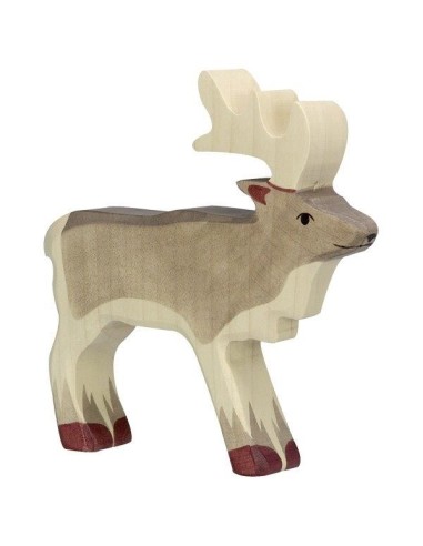 Figurine en Bois Holztiger le Renne - Holztiger