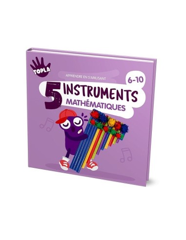 Topla, Mini Livre Fabrique 5 instruments Mathématiques - Topla