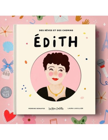 Livre sur Edith Piaf - Mini confettis