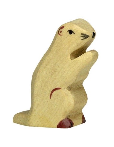 Figurine en Bois Holztiger la marmotte - Holztiger