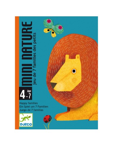 Djeco Le jeu de cartes 7 familles Mini Nature - Djeco