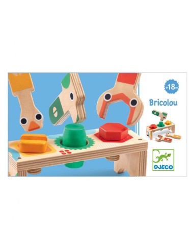 Djeco Bricolou mon petit établi en bois - Djeco