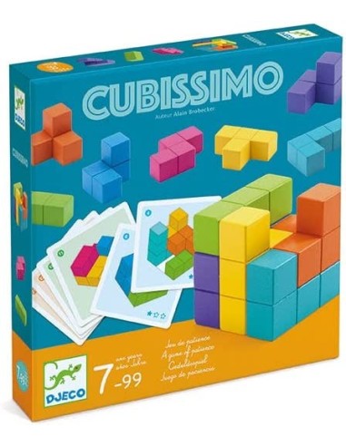 Djeco Cubissimo Jeu d'assemblage en 3D cube Multicouleur - HABA