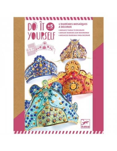 Djeco DIY Coffret Enchanteresse crée 4 diadémes - Djeco