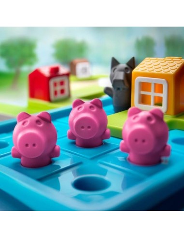 Smartgames Jeu Les 3 petits cochons - Smartgames