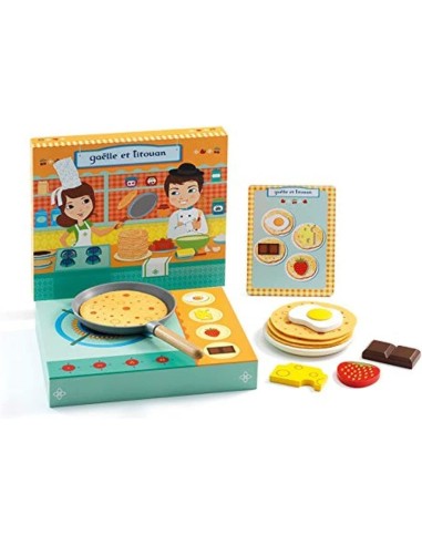 Djeco Coffret dinette La crêperie de Gaelle & Titouan - Djeco