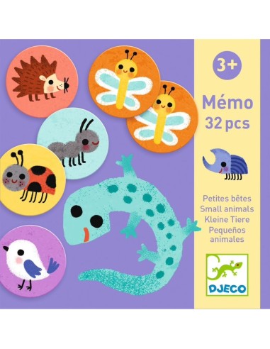 Djeco mémo des animaux de 32 pcs - Djeco