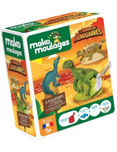 Mako moulage le monde des dinosaures 3 moules - Mako Moulage