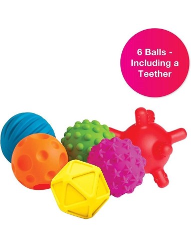 Edushape Coffret de 6 balles de motricité - Edushape