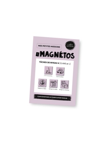 Les pictogrammes magnétos mes petites missions 12 ans - Les belles combines