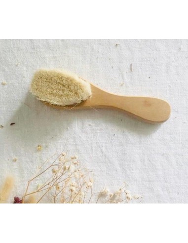 La brosse en bois de hêtre pour bébé - Les petits citrons