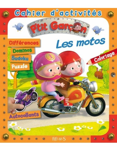 Cahier d'activités les motos - Fleurus