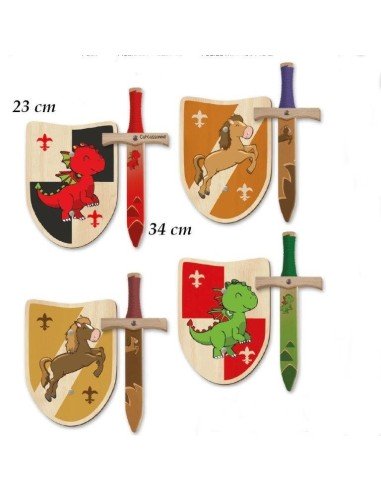 Set mini Bouclier et épee - Axe Selection