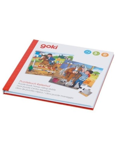 Livre puzzle aimanté La ferme - Goki