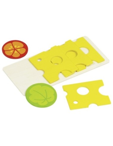 Accessoire marchande- 4 Tranches de fromage