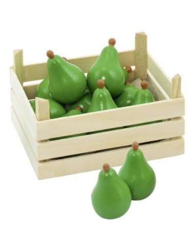 Accessoire marchande - Les Fruits la poire en bois