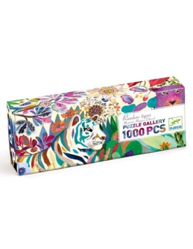 Puzzle Rainbow tigers 1000 pièces