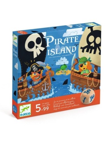 Djeco Jeu de société Pirate Island