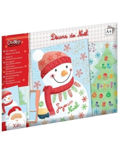 Crea lign mes Feuilles de décor de Noel