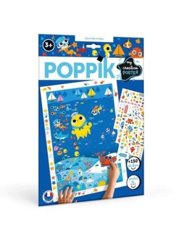 Poppik Stickers sur la mer en 150 Gommettes