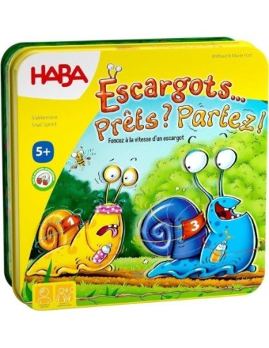 HABA - Jeu de Société Escargots  Prêts ? Partez !