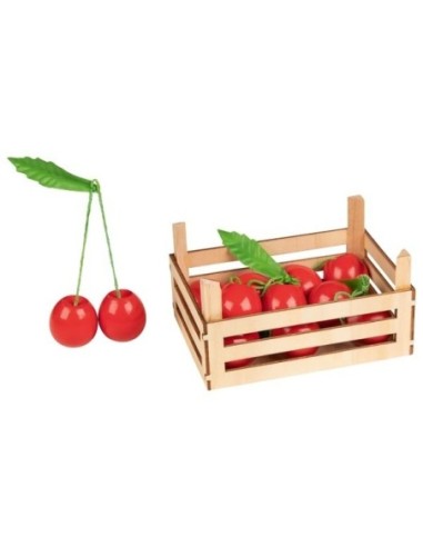 Accessoire marchande - Les Fruits la cerise en bois