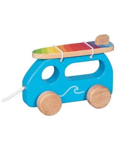 Voiture Van en bois Surf