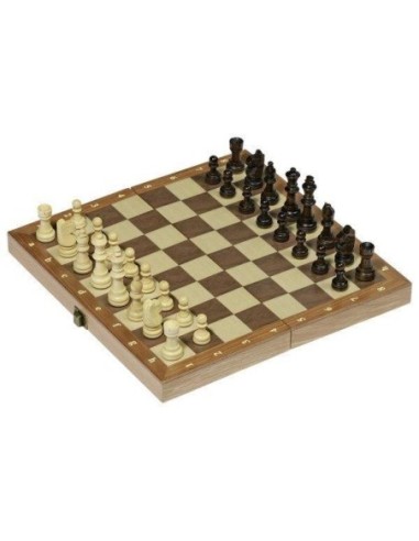 Jeu d'echecs pliable magnétique rangement