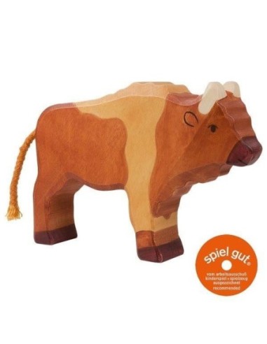 Figurine en Bois Holztiger le Bison